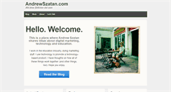 Desktop Screenshot of andrewszatan.com
